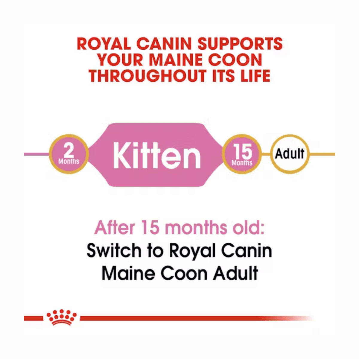 Royal Canin Maine Coon Kitten Dry Food – 2kg - Pet Supply